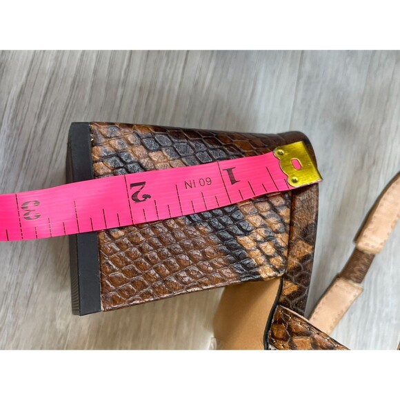 J. Crew Brown Heels with Chunky Block Design - Picture 12 of 12